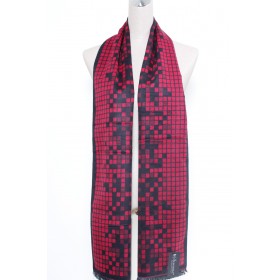 Men's Fashion Cotton Rich Scarf 15 Red - 10 per pack - $1.50 ea